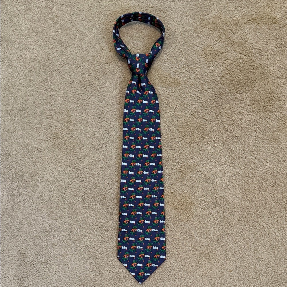 UF Florida Gators Silk Pattern Tie